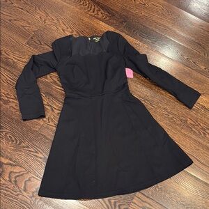 Kate Spade Black Long Sleeve Dress